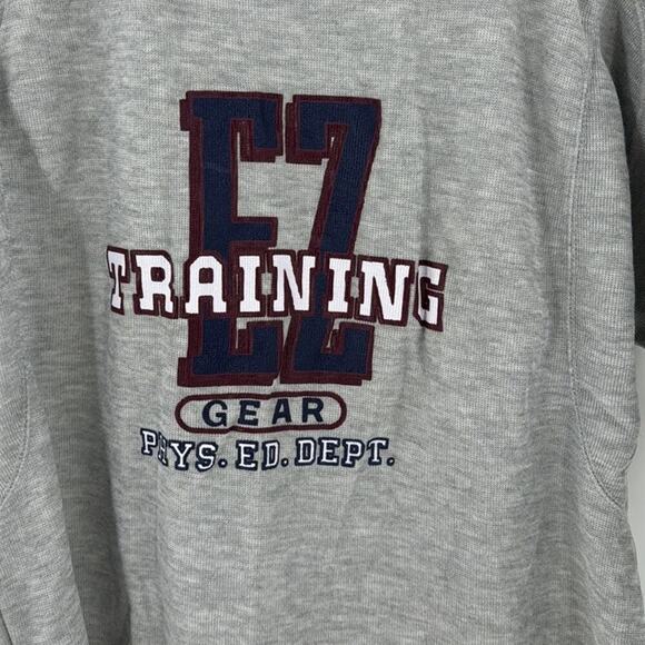 Vintage E.Z. Gear gray single stitch gray oversized shirt size M - Picture 4 of 7